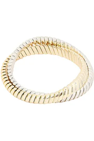 Roxanne Assoulin Double Cobra Bracelet in .