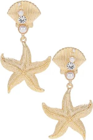 8 Other Reasons Starfish Statement Earring in .