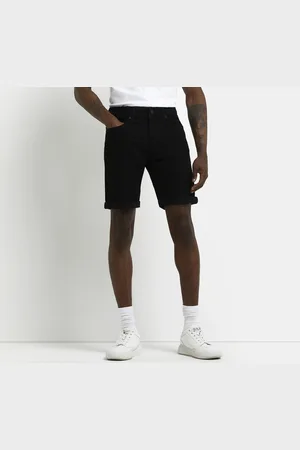 kind society Mens River Island Skinny Fit Denim Shorts
