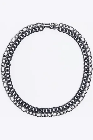 River Island Mens Colour Multirow Chunky Necklace