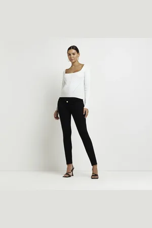 River Island Womens Molly Mid Rise Maternity Skinny Jeans