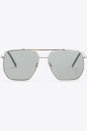 River Island Mens Colour Aviator Sunglasses