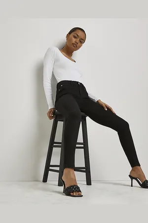 River Island Womens Petite Molly Mid Rise Skinny Jeans
