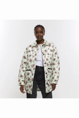 River Island Womens Floral Padded Jacket