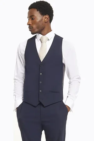 River Island Mens Slim Fit Waistcoat