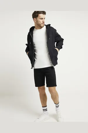 River Island Mens Skinny Fit Denim Shorts