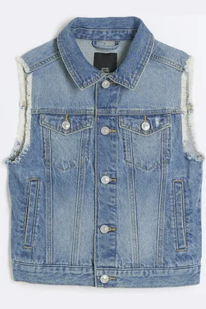 River Island Sleeveless Denim Gilet