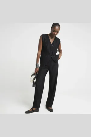 River Island Womens Plisse Waistcoat