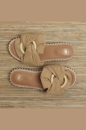 River Island Womens Twisted Flat Sandals