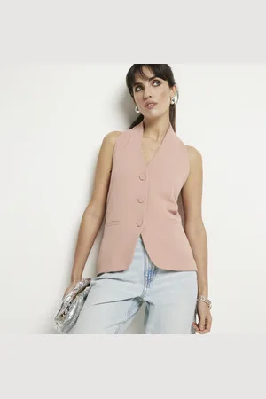River Island Womens Halter Neck Waistcoat
