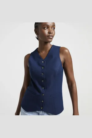 River Island Womens High V-Neck Waistcoat