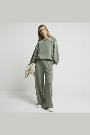 River Island Womens Whipstitch Elasticated Sweatshirt