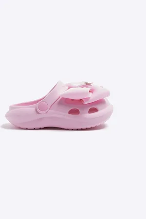 River Island Mini Girls Bow Detail Clogs