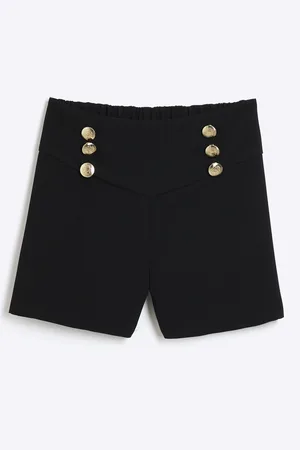 River Island Girls Button Detail Shorts