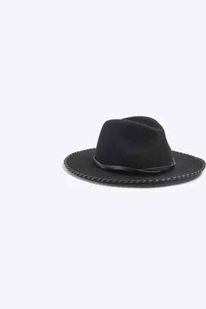 River Island Womens Whipstitch Fedora Hat