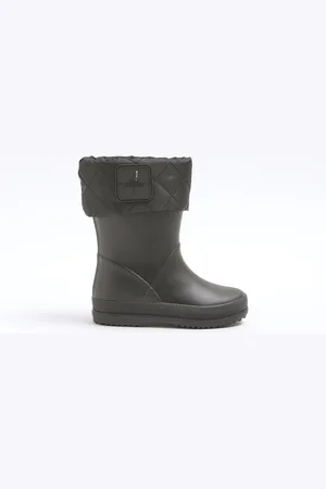 River Island Mini Boys Quilted Wellie Boots