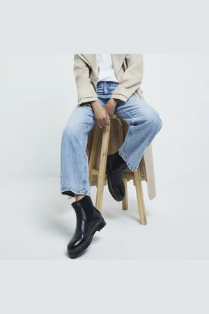 River Island Womens Leather Chelsea Boots