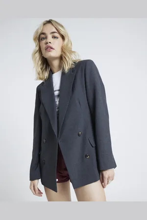 River Island Womens Double Breasted Smart Blazer