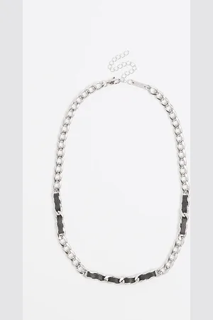 River Island Mens Thread Chain Necklace