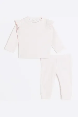 River Island Baby Girls Frill Sweatshirt Set