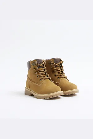 River Island Mini Boys Suedette Worker Boots