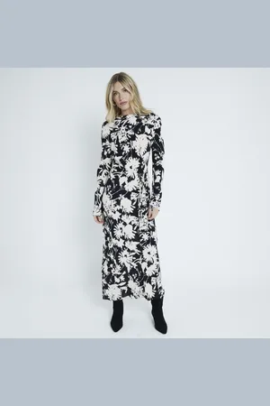 River Island Womens Floral Print Maxi Dress