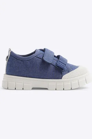 River Island Mini Boys Denim Canvas Plimsolls