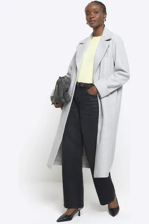 River Island Womens Button Up Longline Coat