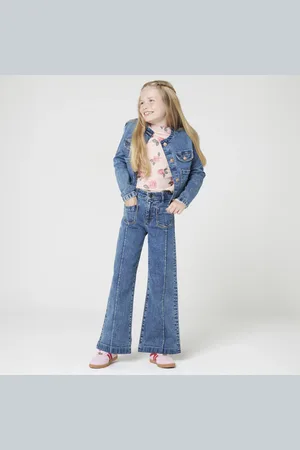 River Island Girls Seam Front Flared Jeans