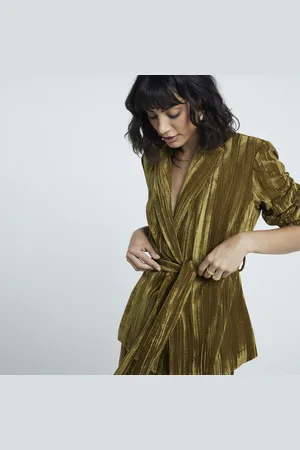 River Island Womens Belted Wrap Blazer