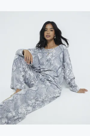 River Island Womens Petite Snake Print Sweatshirt