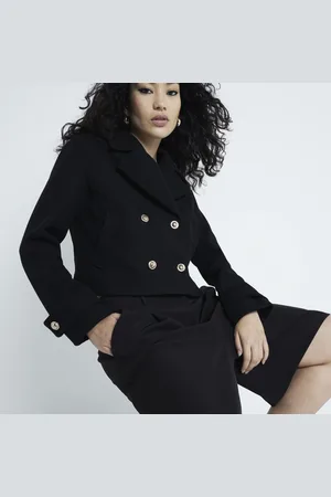 River Island Womens Short Double Breasted Jacket
