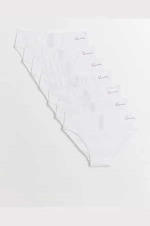 River Island Girls Ri Branded Briefs 7 Pack