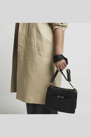 River Island Womens Embossed Monogram Cross Body Bag