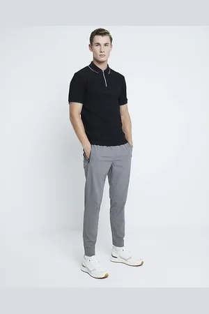 River Island Mens Skinny Fit Pull On Trousers