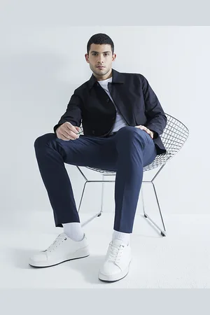River Island Mens Skinny Fit Twill Trousers