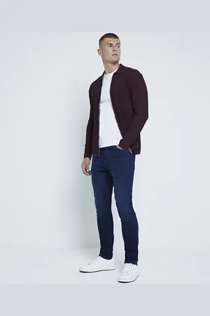 River Island Mens Denim Skinny Fit Jeans