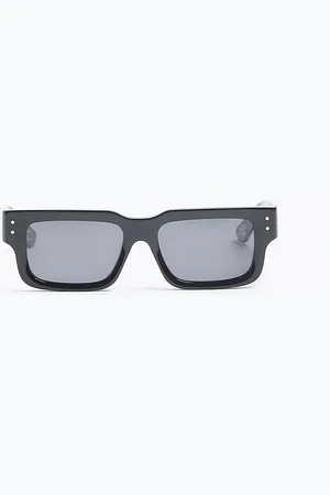 River Island Mens Square Premium Acetate Sunglasses