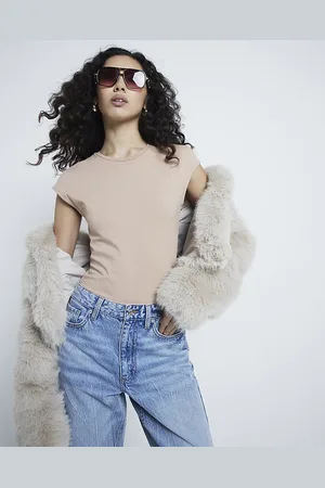 River Island Womens Cap Sleeve Bodysuit