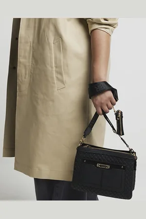 River Island Womens Embossed Monogram Cross Body Bag