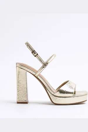 River Island Womens Sling Back Platform Sandals
