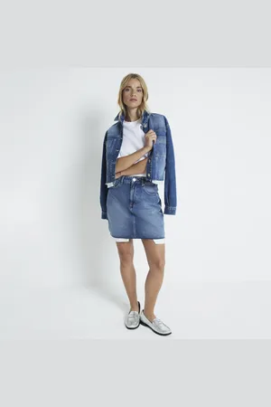 River Island Womens Denim Mini Skirt
