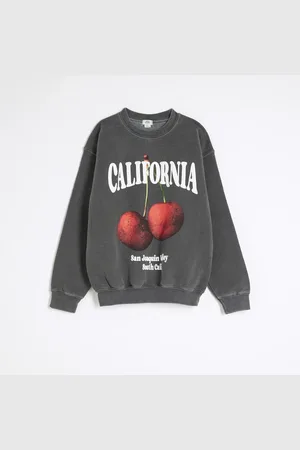 River Island Girls California Oversized Sweatshirt