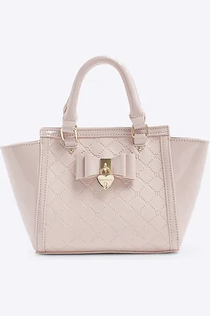 River Island Girls Ri Monogram Bow Tote Bag