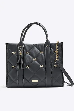 River Island Girls Bow Stud Shopper Bag