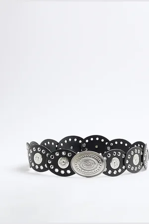 River Island Girls Faux Leather Western Disc Belt