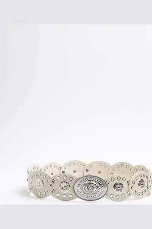 River Island Girls Faux Leather Western Disc Belt