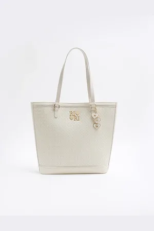 River Island Girls Faux Leather Weave Shoulder Bag