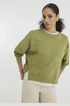 River Island Womens Embossed Sweatshirt