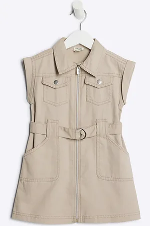 River Island Mini Girls Pinafore Dress